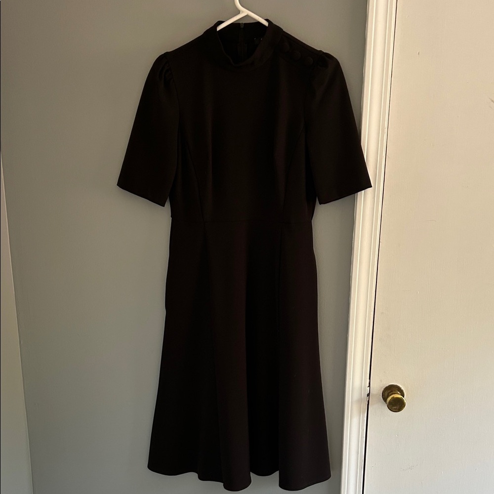 Elegant Black Midi Dress